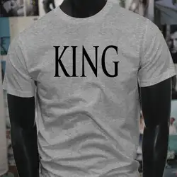2019 новый короткий рукав Лидер продаж Футболка 100% хлопок футболка King черный Мощность правитель Империя Книги по истории греческий Юмор