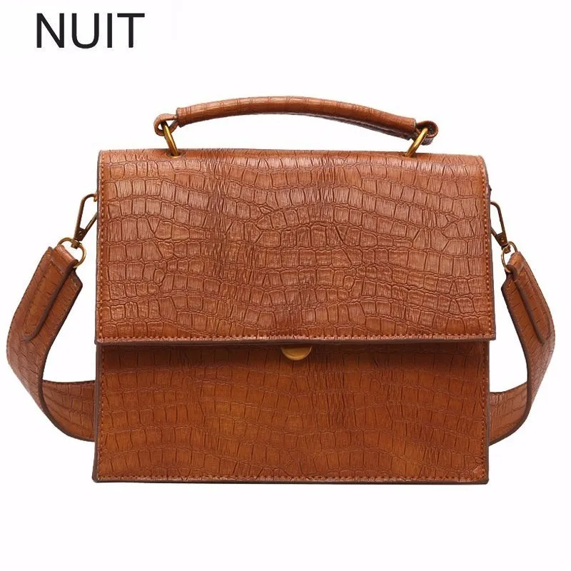 

Crocodile Women's Handbag For Female PU Leather Women Messenger Bags Designer Woman Bag Shoulder Bags Tote Bag Sac A Main Bolsa