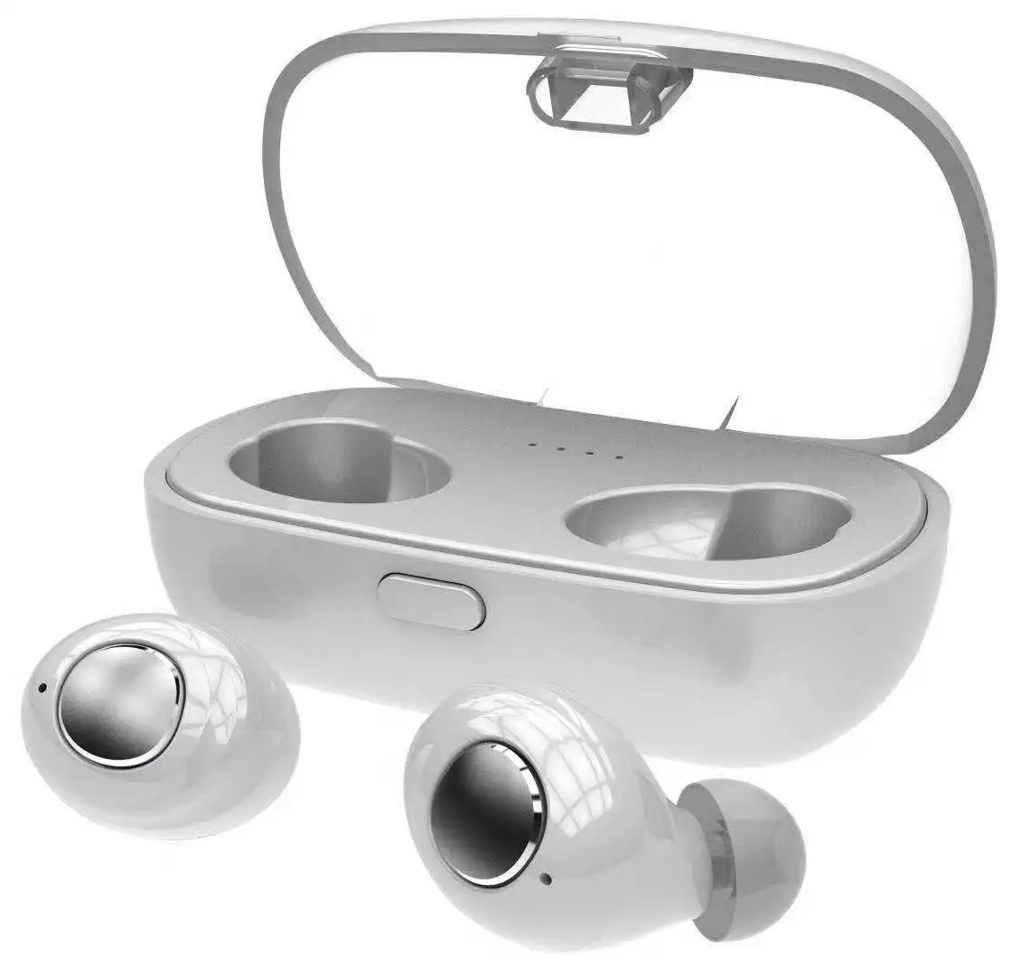 TWS True Stereo Wireless Earbud Mini Bluetooth Earphones Portable Waterproof Handfree Headset with Charging Box for Smart Phone
