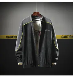 2018 Новое поступление куртка Для мужчин Бейсбол с принтом букв черный хаки моды осень-зима Повседневное Для мужчин куртка Костюмы с карманом