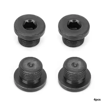 

4Pcs G1/2 Male Thread Hex Head Pipe Plug Carbon Steel Connector Fitting