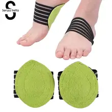 Senza Fretta 1 pair Ortesi di Sostegno di Arco Sottopiedi Del Piede Piatto Flatfoot Corrector Scarpa Pad Inserto del Cuscino Luce Sottopiede Morbido LDK8213