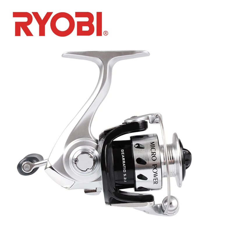 RYOBI MICRO POWER 500/800 рыболовная Катушка спиннинговая катушка 3+ 1BB для ловли карпа Передаточное отношение 5,2: 1 Максимальное сопротивление 3 кг самофиксирующаяся ручка