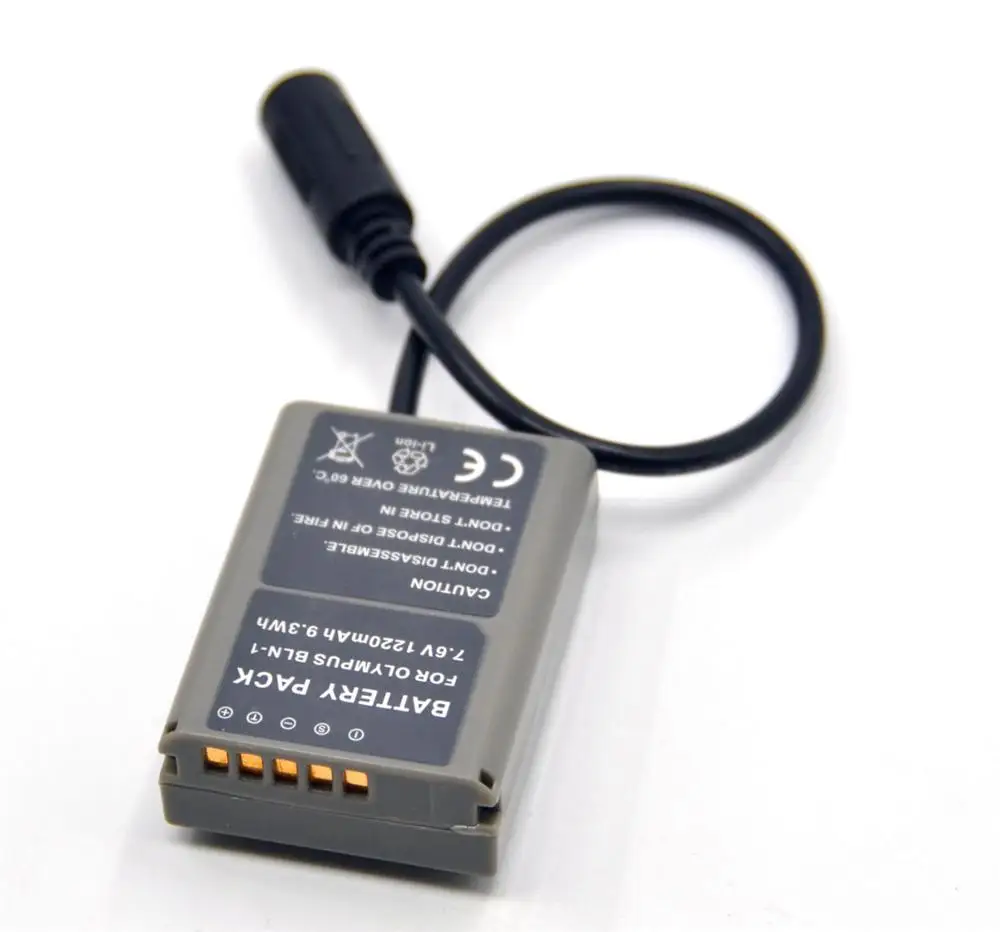 

BLN-1 dummy Battery for Olympus E-M5 OM-D E-M1 E-P5 E-M5 II Camera