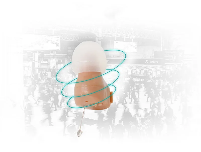 Micro Ear Hearing Aid Mini ITC Wireless Hearing Aid For Elderly For Right/Left Ear Best Sound Amplifier Invisible Hearing Device