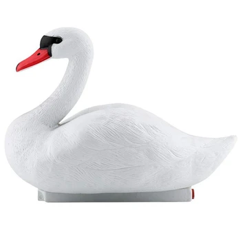 

Swan Decor Pond Statue Protector Floating Ornamental Lifesize Goose Bird Hunting Bait Garden Decoration (# 1)