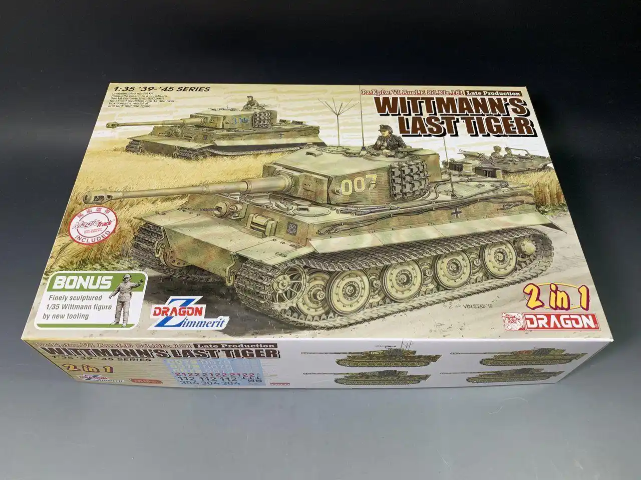 181 Wittmann/'s Last Tiger DRAGON 6800 1//35 Pz.Kpfw.VI Ausf.E Sd.Kfz