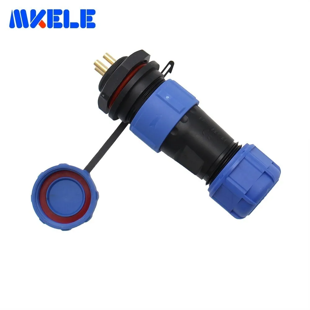 

SP17 Waterproof Connectors Aviation Plug 17MM Male And Female Rear Nut Socket Connector 3 Pin Protective Plug IP68 New Arrivals