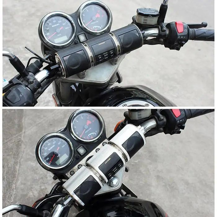 Wookrays 12 V 30,5 см Водонепроницаемый мотоцикл аудиоплеер bluetooth цилиндрической формы MP3 плеер аудио сабвуфер стерео радио динамик