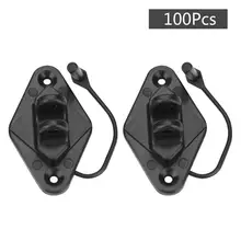 100Pcs Wood Post Pinlock Electric Fence Insulators Electric Fence Accessories 100pcs lot electronic fence terminal rod insulator electric fence accessories abs fencing insulators