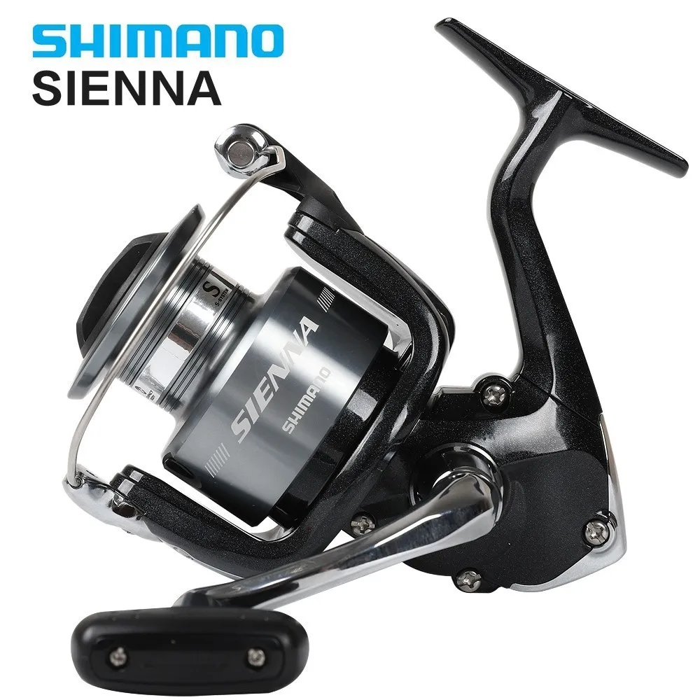 Shimano الأصلي سيينا Fe 1000 2500 4000 الغزل بكرة مع الشحن إغراء الصيد بكرات 5.2: 1 Saltewater الكارب الصيد بكرة 1 + 1bb