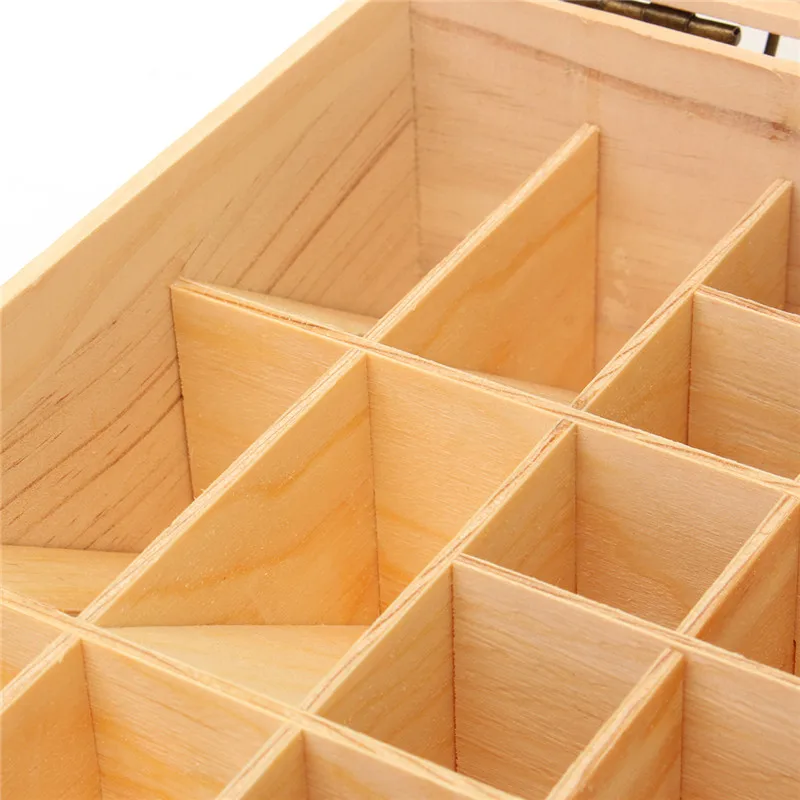 68 Slots Essential Oil Bottle Storage Box Wooden Aromatherapy Bottles Storage Organizer Jewelry Treasure Case
