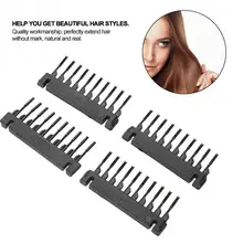 40psc/набор без следа наращивание волос пряжки-зажимы для настоящих волос конский хвост кусок аксессуар набор инструментов