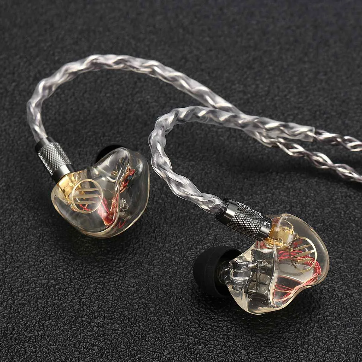 BGVP DM6 5BA IEM в ухо наушники Audiophile HiFi мониторы Внутриканальные наушники MMCX 6N 8 жильный кабель