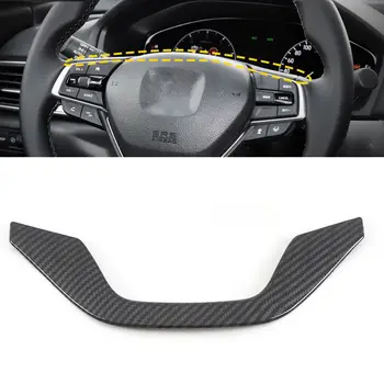 

New Carbon Fiber Interior Steering Wheel Frame Cover Trim For Honda Accord 2018 2019 Steering wheel sequins
