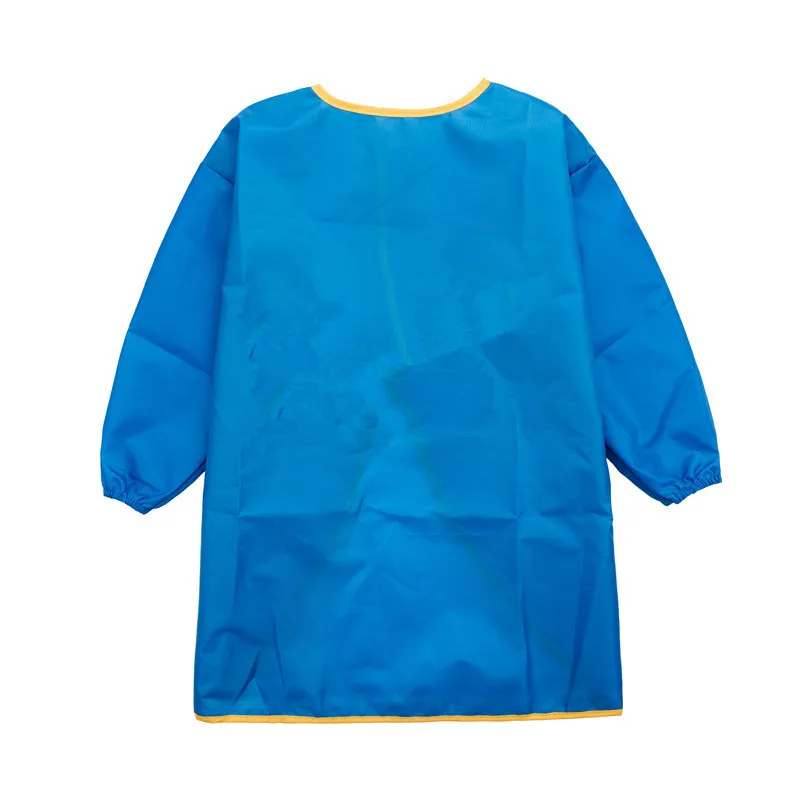 New-2pcs детская одежда mime-детская одежда, пальто-Детский фартук-Malschuerze с длинными рукавами-фиолетовый+ синий