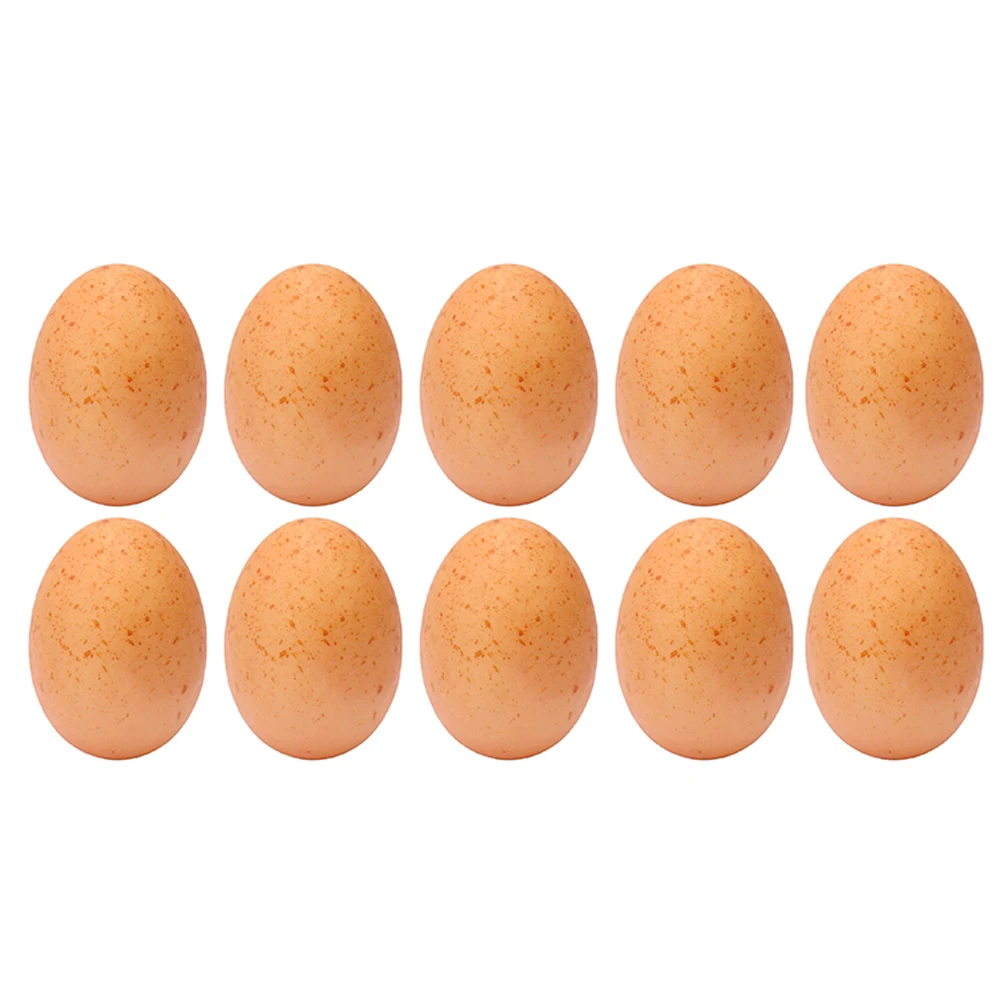 

Artificial Foam Egg 10Pcs Children Kitchen Game Food Toy Party Favor Decoration DIY Painting Easter Egg