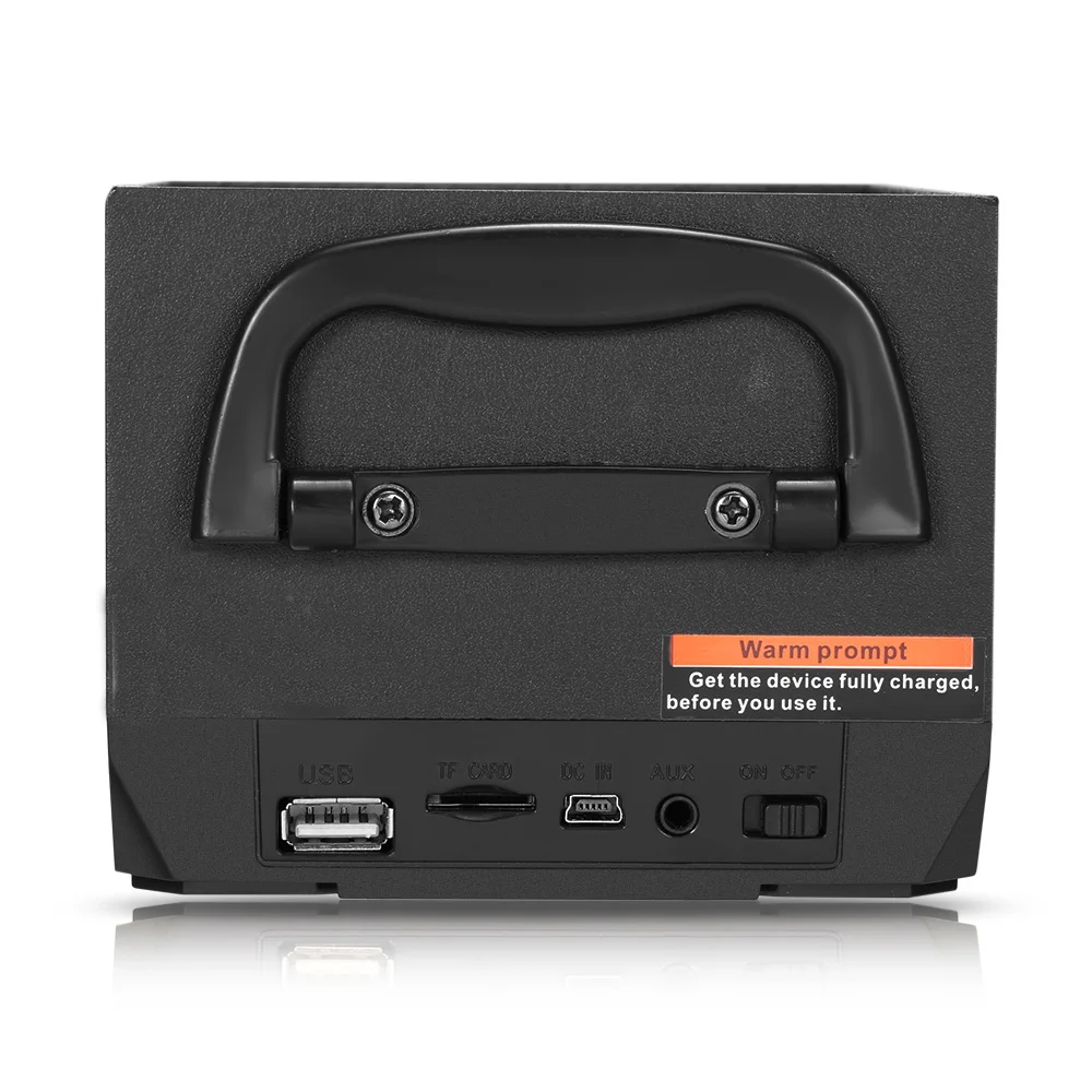 MS 309BT Bluetooth Портативный Динамик FM радио с светодиодный свет 3 дюймов Задающий блок