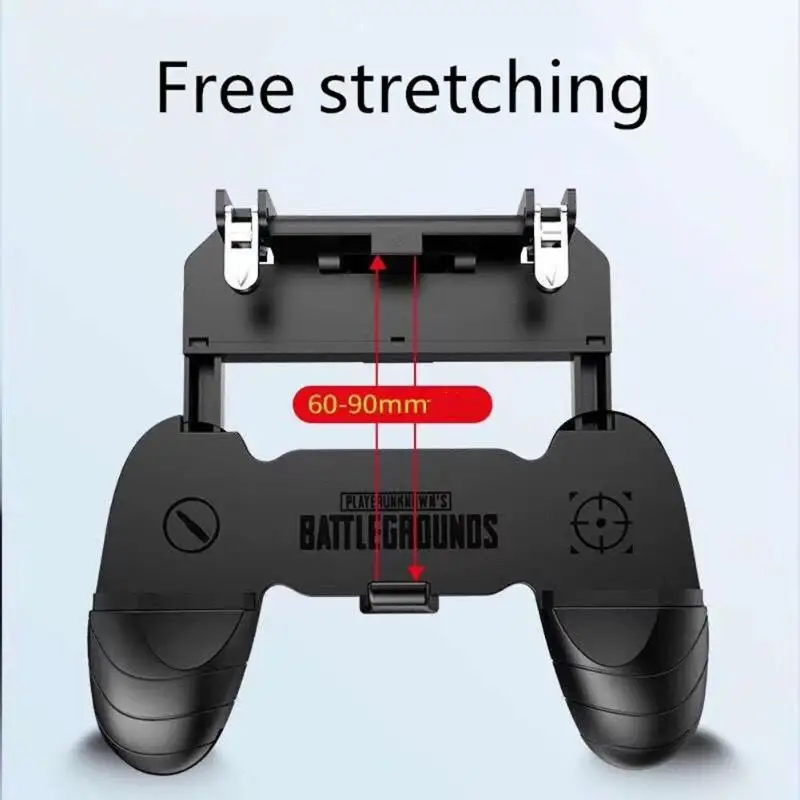  W18 Smart Phone Gaming Trigger for PUBG Gamepad Fire Button Aim Key Shooter Handle Grip Controller 
