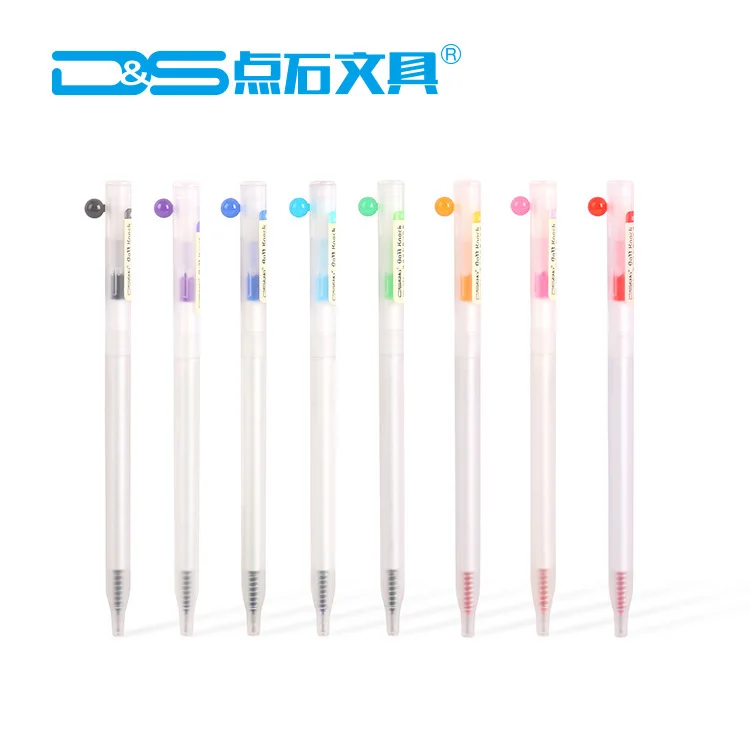 

Quality Goods Spot Stone Stationery Originality Gel Pen Press Colour Multicolour Office School Supply