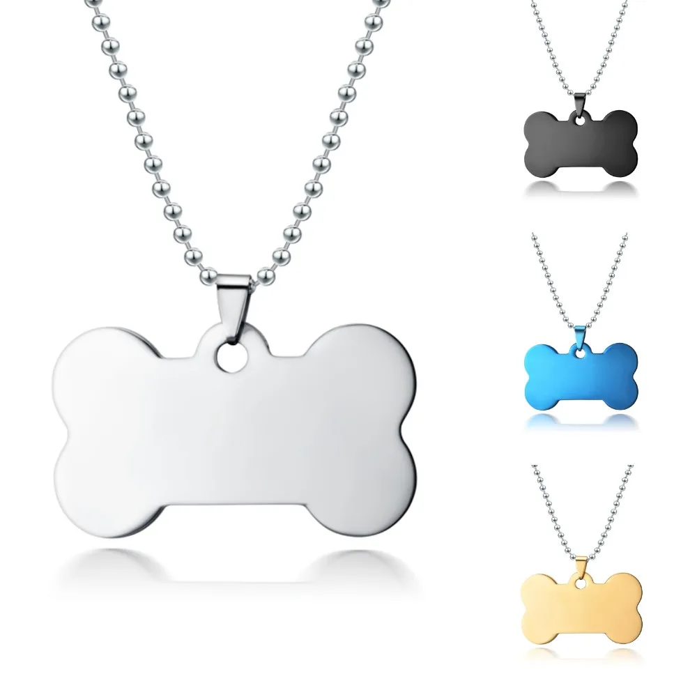 Free Engraving Dog Tags Gift Chain Pet Collar Accessories Decoration Pet ID Collars Stainless Steel Dog Cat Tag Customized Tag Free Engraving Dog Tags Gift Chain Pet Collar Accessories Decoration Pet ID Collars Stainless Steel Dog Cat Tag Customized Tag