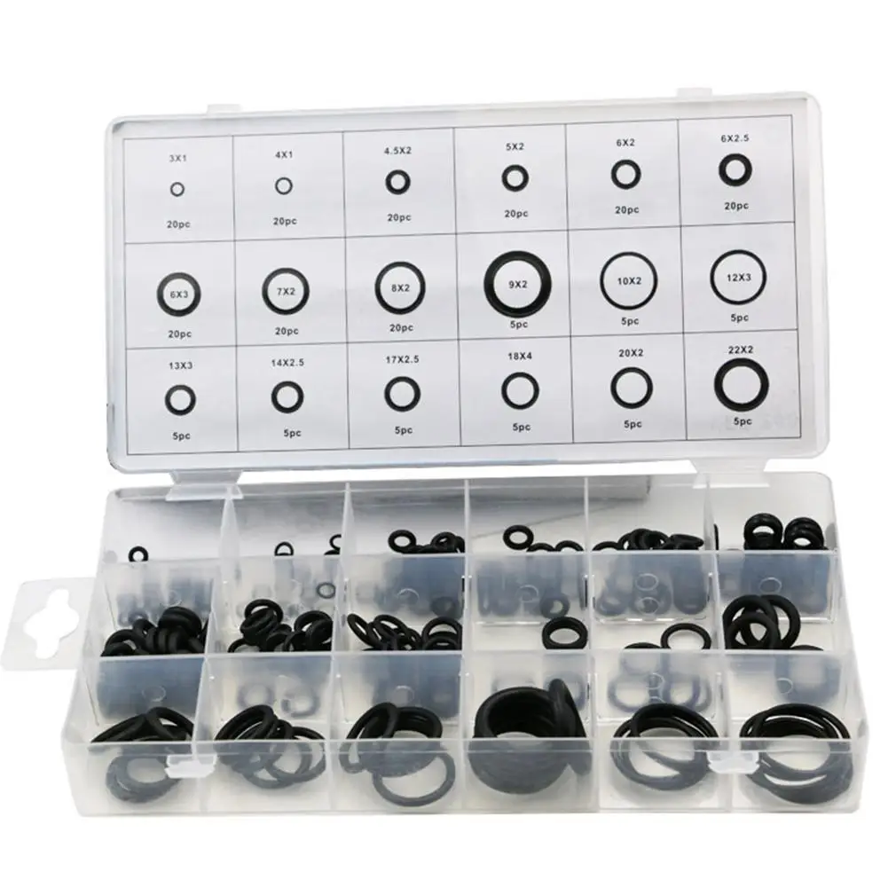 

225pcs/Set O Ring Seal Rubber Washer Set Tap Machine Repair Accessories Sealing Gasket Ring