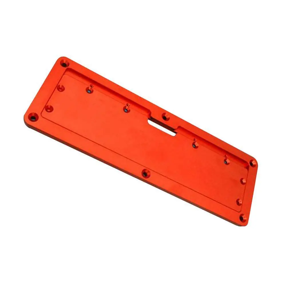 Hot Sale Aluminum Circular Saw Throat Plate Flip DIY Woodworking Table Cover Plate Woodworking Tool Electric Circular Saw Cover