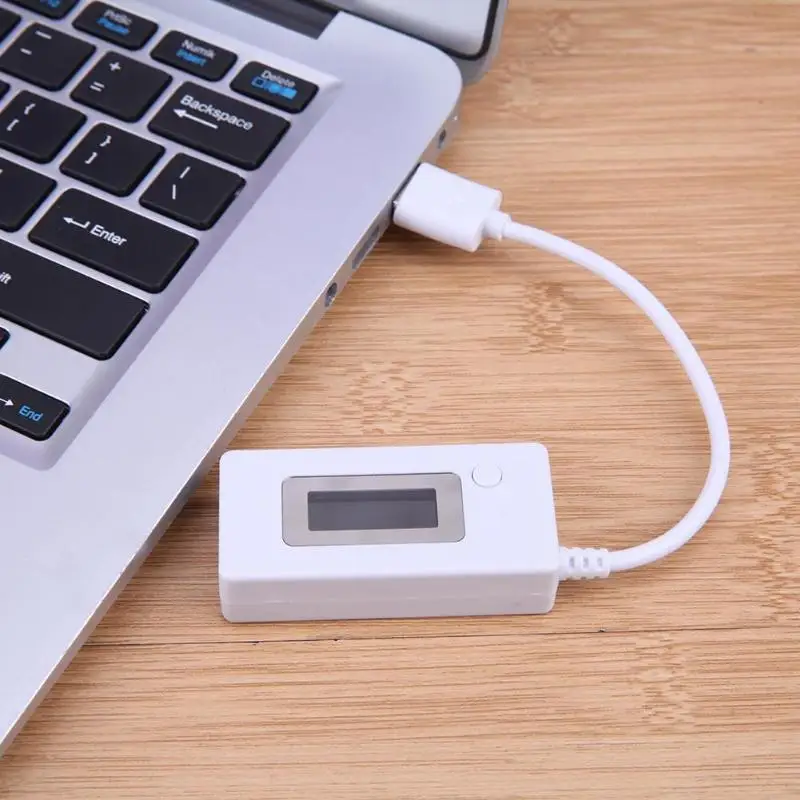 ЖК дисплей USB зарядное устройство мобильный мощность детектор батарея тестер