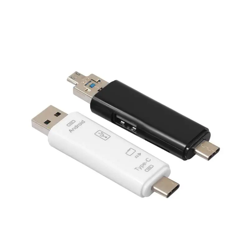 ALLOYSEED USB 2,0 type-C USB-C к USB 3,1 кардридер высокая скорость Micro 5Pin память OTG для SD TF кардридер для Macbook телефон