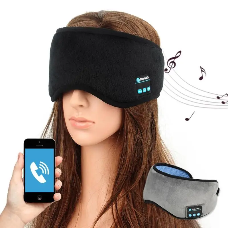 Sleep Eyeshade Headphone Eye Cover Sleeping Mask Wireless Bluetooth