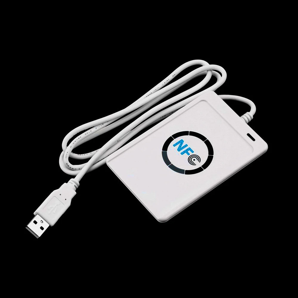 

RFID Smart Card Reader Writer Copier Duplicator USB13.56mhz ISO/IEC18092+5pcs M1 Cards NFC ACR122U