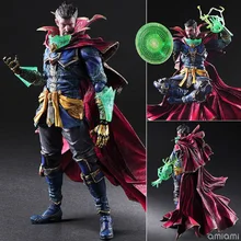 GZTZMY 25CM Play Arts Marvel Super Hero Doctor Strange Action Figures Model Toys Anime figures toys Birthday for kids gifts