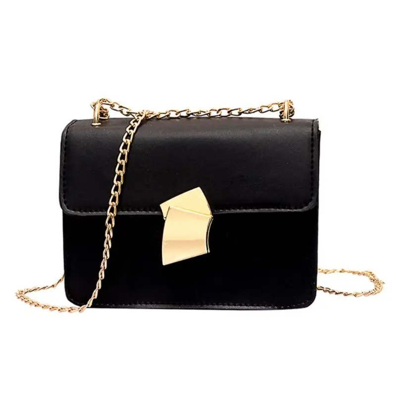 2019 Для женщин квадратный из искусственной кожи Crossbody Сумки молния засов летом