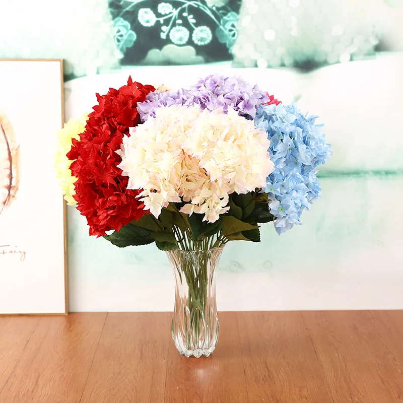 

Halloween Home Decoration Four Corners Korean Hydrangea Fake Flowers Simulated Plants Wedding Hold Flowers Simulated Flowers