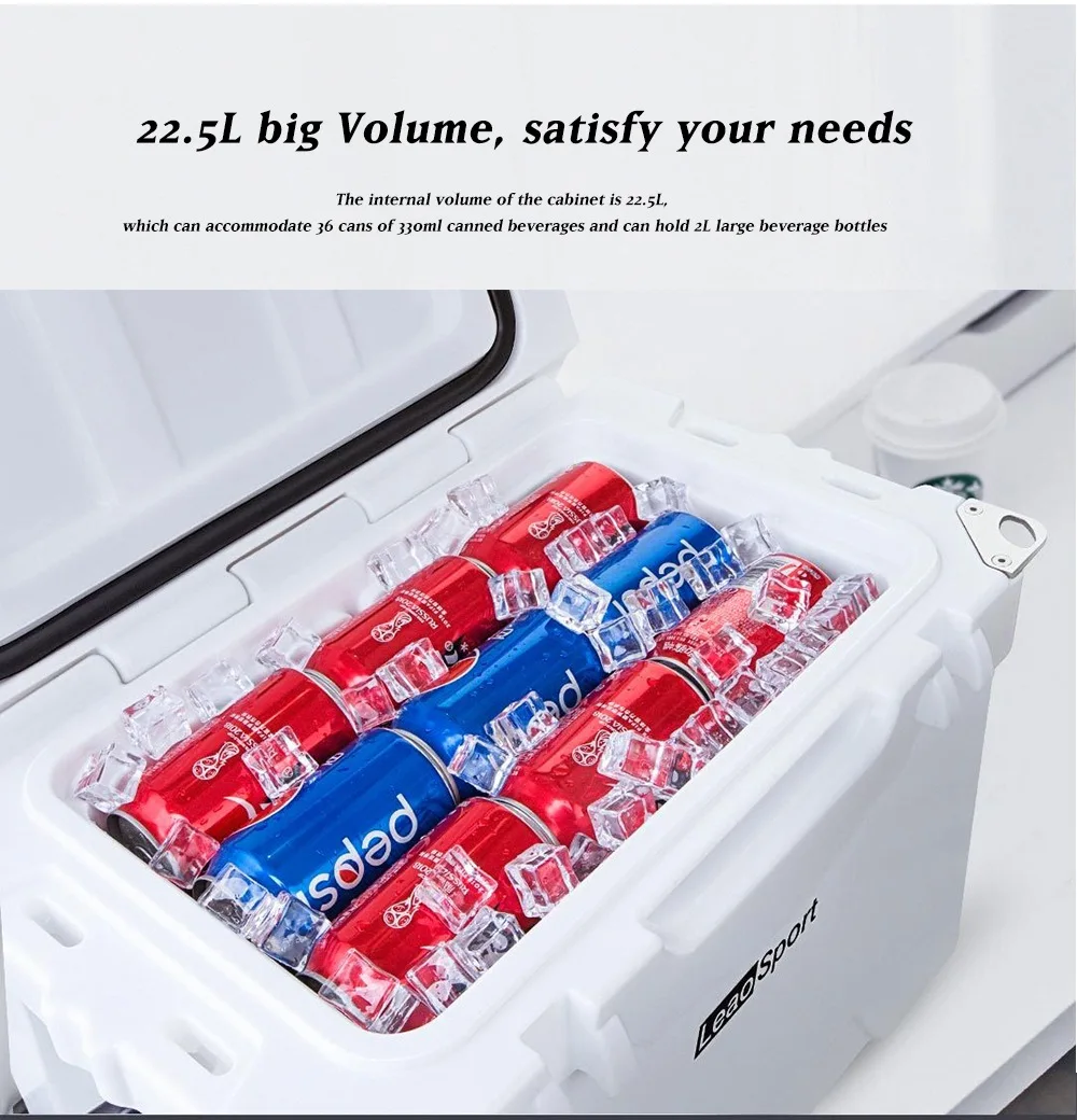 

XIAOMI Leao 25QT 22.5L Outdoor Car Picnic Incubator Storage Box Portable Refrigeration Box For Outdoor Travel Car Boat