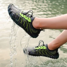 Лидер продаж Для мужчин Для женщин Быстросохнущие кроссовки лодках серфинг Дрифт речной поход водонепроницаемая обувь Летняя легкая дышащая пляжная обувь