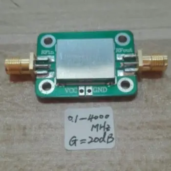 

LNA 0.1--4000MHz Gain:20dB Broadband RF amplifier FM HF VHF / UHF Ham Radio