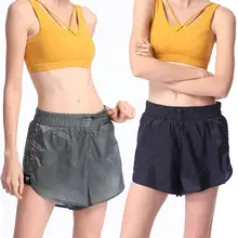 Для женщин высокая Талия тренировка Бег Йога шорты для Activewear упражнения пикантные летние спортивные