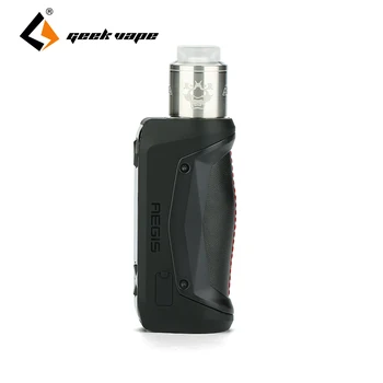 

Original 100W Geekvape Aegis Solo TC Kit with Tengu RDA Dual Coil Building Power by 18650 Battery Geekvape Aegis Vape Kit E Cig