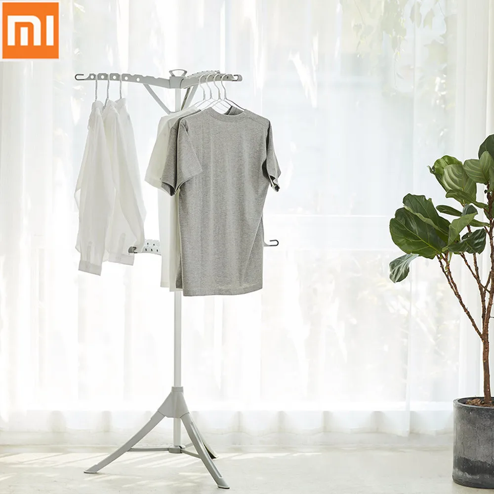 

New Xiaomi Triangle Clothes Drying Rack Floor-Standing Hanger Drying Rack Clothes Storage Hanger Organizer for Home Bathroom