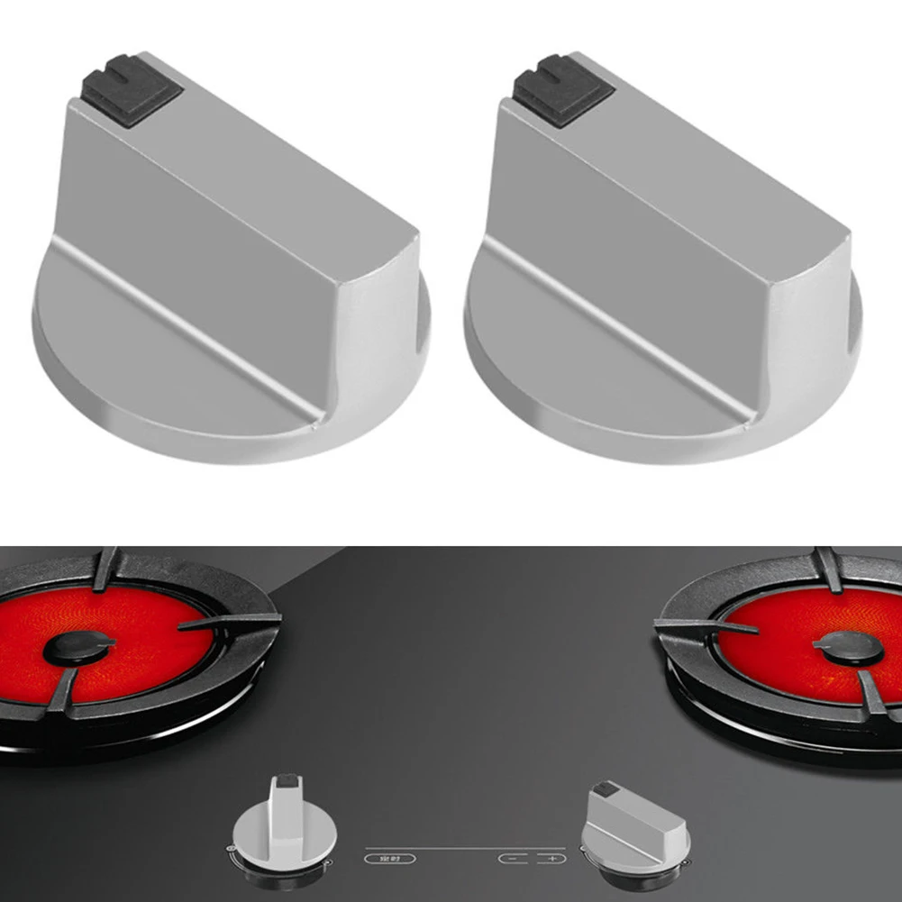 6pcs Gas Stove Rotary Switch Universal Knob 8 Mm Cooker Adaptors Zinc