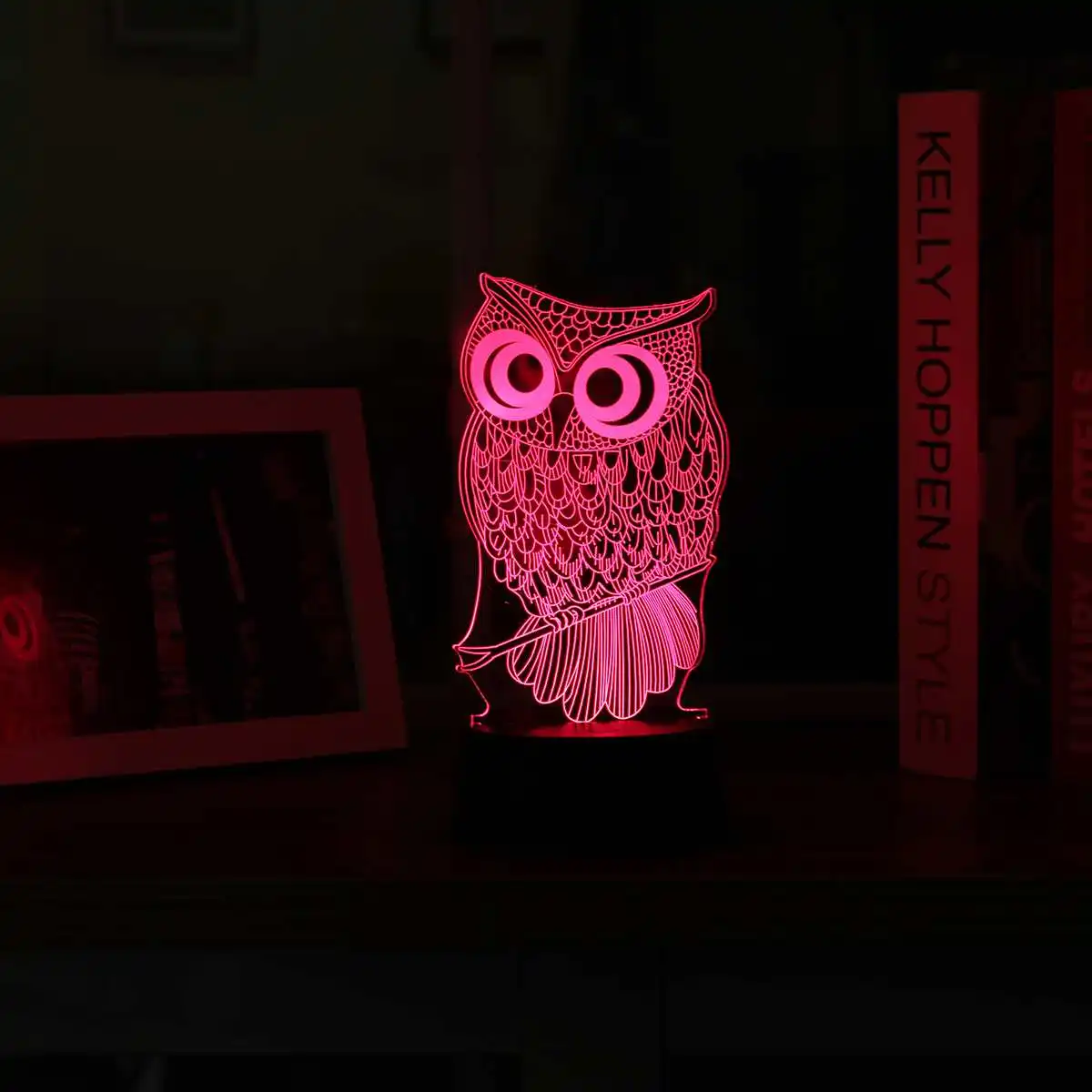 3D ночник цветной USB светодиодный светильник с животными новинка для рождества