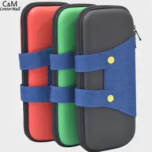 Прочная практичная портативная ударопрочная сумка для хранения игровой машины на молнии квадратная для черной, зеленой, красной сумки