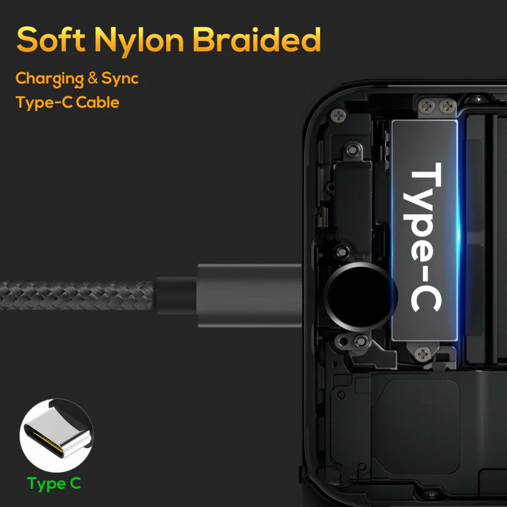 CXV usb type-C кабель для быстрой зарядки телефона type C кабель для samsung S9 S8 Note 9 8 huawei Xiaomi Redmi Note 7 USB C шнур для передачи данных