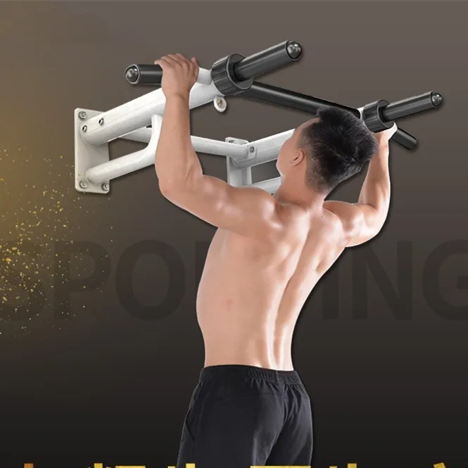 

Horizontal Bar for Power Training Wall-Mounted Muscle Strength Pull-up Bar Indoor Workout Fitness equipment Chin Up Bar FT15