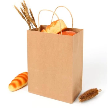 

Brown Twist Handle Paper Party Gift Carrier Environmental Clothing Shopping Bag Paper Shopping Bags Yellow Cheap Bags