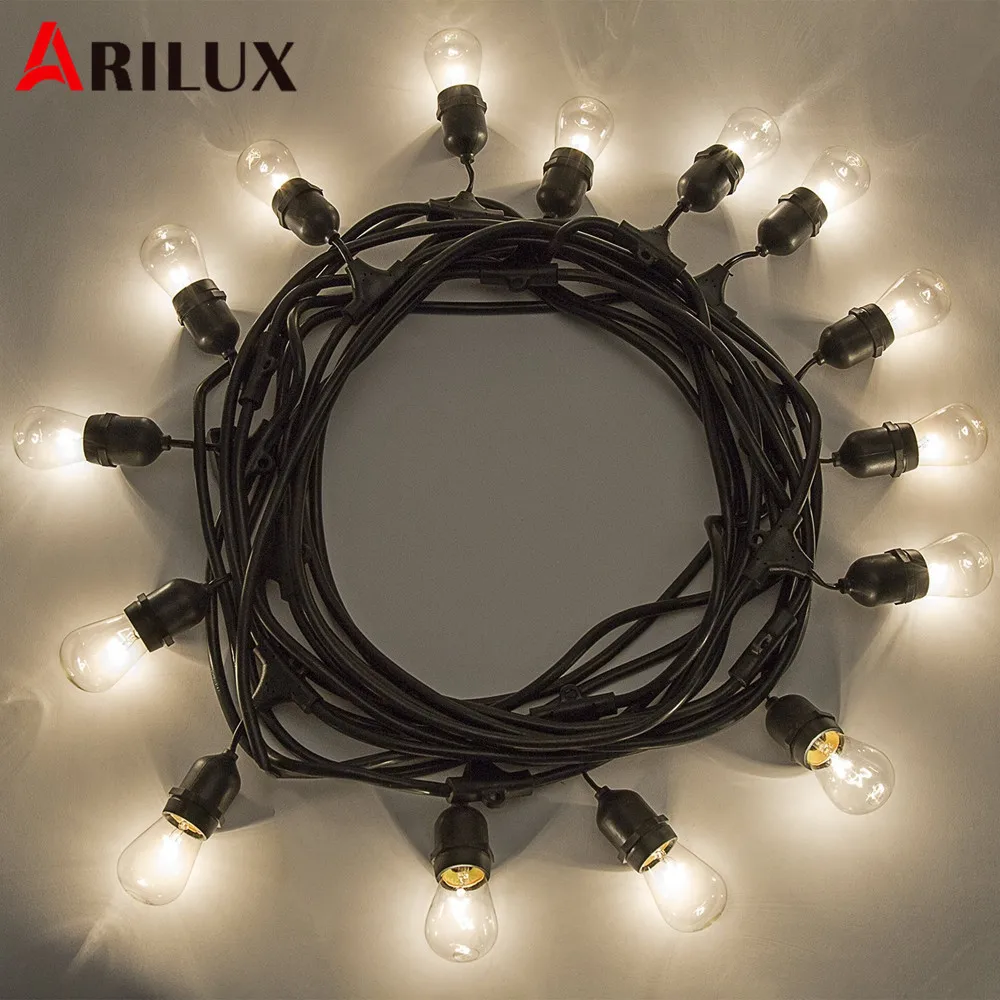 

ARILUX E27 Smart Wifi Voice Control LED Bulb Holiday String Light Work With Amazon Alexa AC110-240V