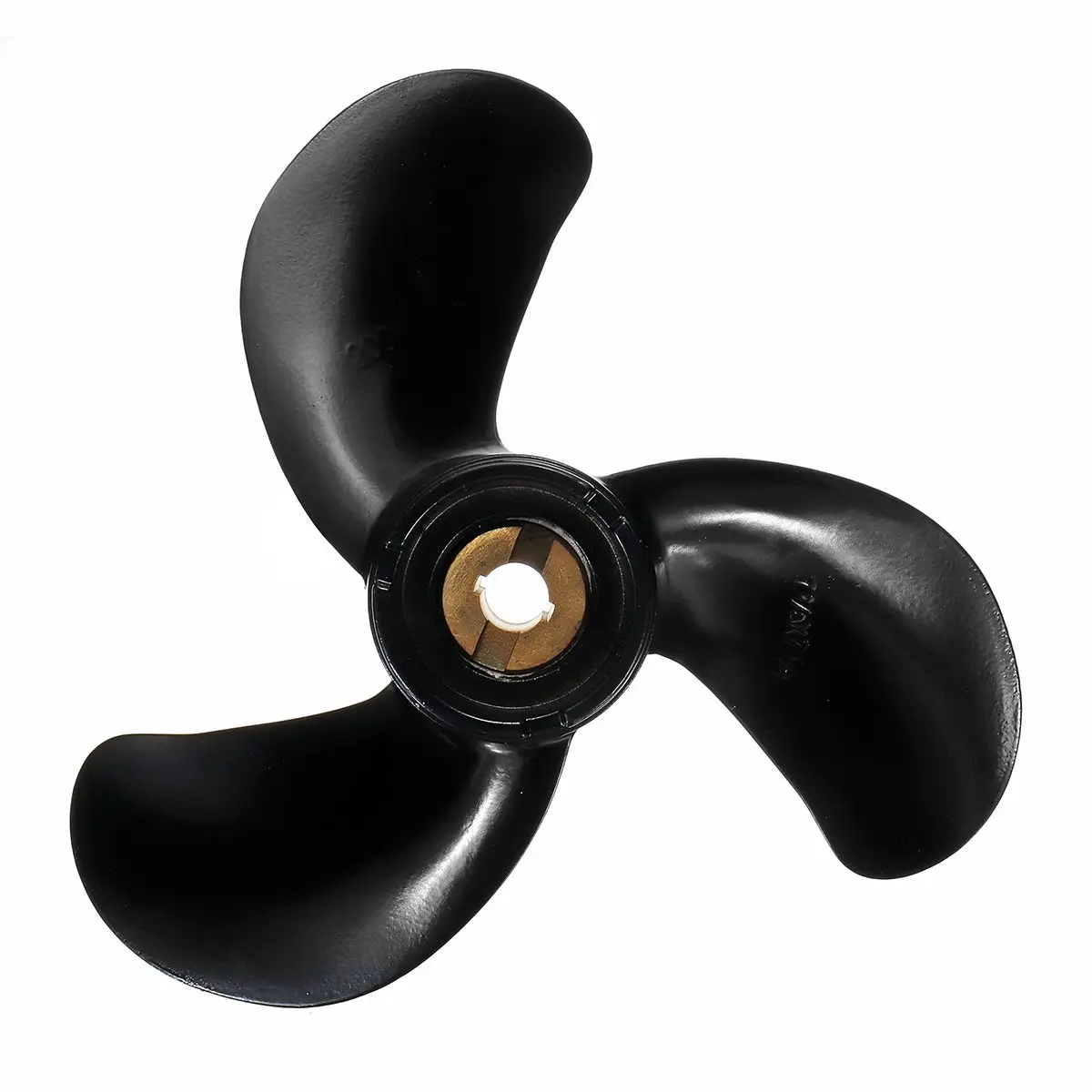 

6011-079-07P Aluminum Alloy 7-7/8 x 7-1/2 Propeller For Honda Boat Outboard Engine 5HP R Rotation Marine Parts Black 3 Blades