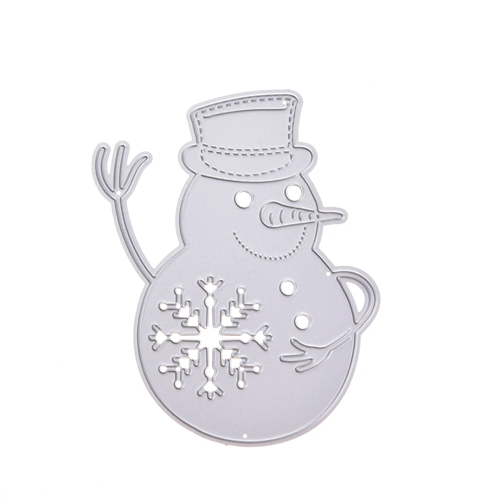 

1pc DIY Cutting Die Stencil Christmas Snowman Pattern Metal Embossing Mould Cutting Die for Decor Album Scrapbooking Art Craft