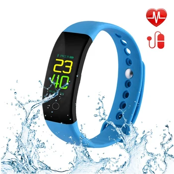 

Smart Watch, Fitness Tracker with Heart Rate Monitor & Blood Pressure Monitor & IP67 Waterproof, Smartwatch for iOS & Android,